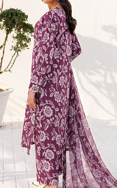 Farasha Grape Purple Lawn Suit | Pakistani Lawn Suits- Image 2