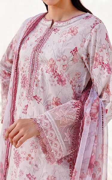 Farasha Grey/Pink Lawn Suit | Pakistani Lawn Suits- Image 2