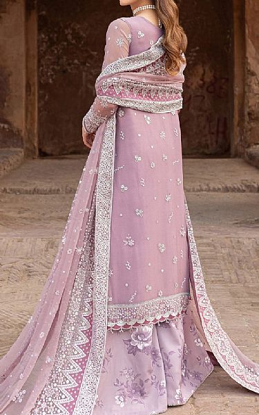 Farasha Mauve Chiffon Suit | Pakistani Embroidered Chiffon Dresses USA- Image 2