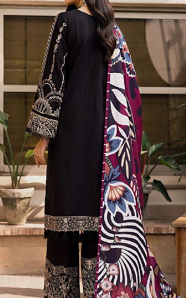 Black Khaddar Suit | Farasha Pakistani Winter Dresses