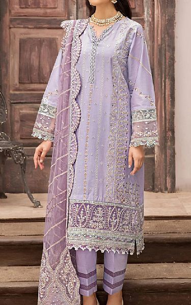 Farasha Lilac Lawn Suit | Pakistani Dresses in USA- Image 1