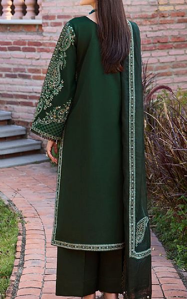 Farasha Dark Green Lawn Suit | Pakistani Lawn Dress in USA- Image 2