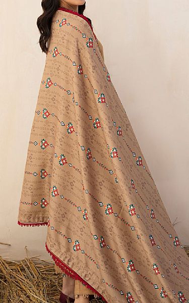 Farasha Tan Khaddar Suit | Pakistani Winter Dresses- Image 2