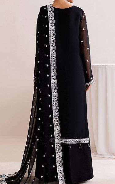 Farasha Black Chiffon Suit | Pakistani Embroidered Chiffon Dresses USA- Image 2