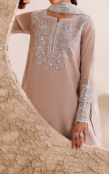 Farasha Oriental Pink Chiffon Suit | Pakistani Embroidered Chiffon Dresses USA- Image 3