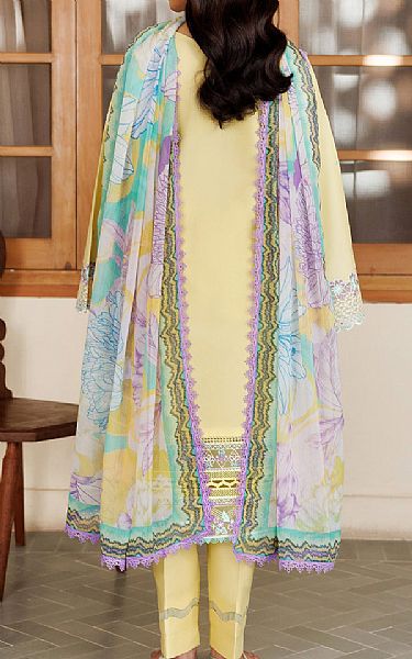 Farasha Sand Gold Lawn Suit | Pakistani Lawn Dress in USA- Image 2