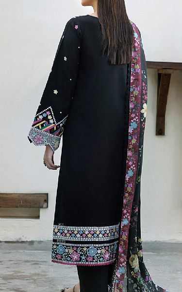 Farasha Black Lawn Suit | Pakistani Lawn Dress in USA- Image 2
