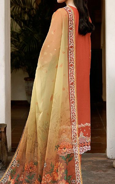 Farasha Coral Lawn Suit | Pakistani Lawn Dress in USA- Image 2