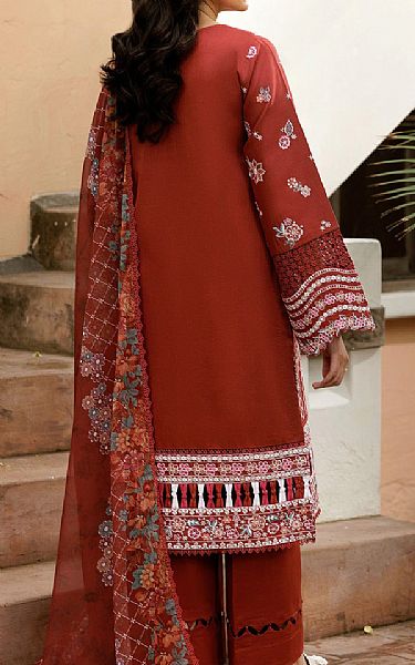 Farasha Pale Carmine Lawn Suit | Pakistani Lawn Dress in USA- Image 2