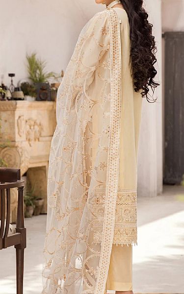 Farasha Ivory Lawn Suit | Pakistani Dresses in USA- Image 2