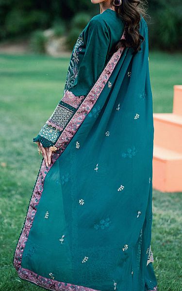 Florent Teal Lawn Suit | Pakistani Lawn Dress in USA- Image 2