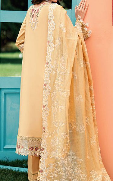 Florent Sand Gold Lawn Suit | Pakistani Lawn Dress in USA- Image 2