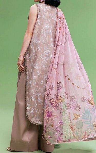 Florent Grey/Pink Lawn Suit | Pakistani Lawn Dress in USA- Image 2