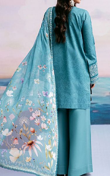 Florent Teal Lawn Suit | Pakistani Lawn Dress in USA- Image 2