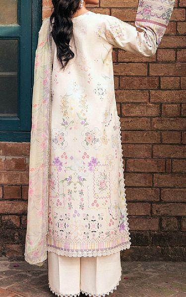 Florent Off White Lawn Suit | Pakistani Lawn Dress in USA- Image 2