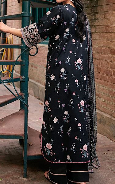 786shop dresses designer lawn Florent Black Lawn Suit