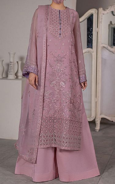 Flossie Lavender Chiffon Suit | Pakistani Embroidered Chiffon Dresses USA- Image 1