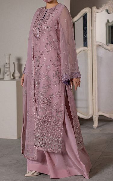 Flossie Lavender Chiffon Suit | Pakistani Embroidered Chiffon Dresses USA- Image 2
