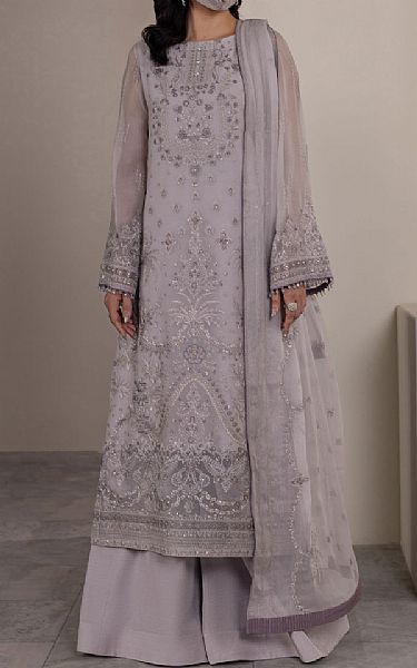 Flossie Lavander Chiffon Suit | Pakistani Embroidered Chiffon Dresses USA- Image 1