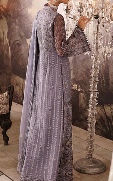 Flossie Lavender Chiffon Suit | Pakistani Embroidered Chiffon Dresses USA- Image 2