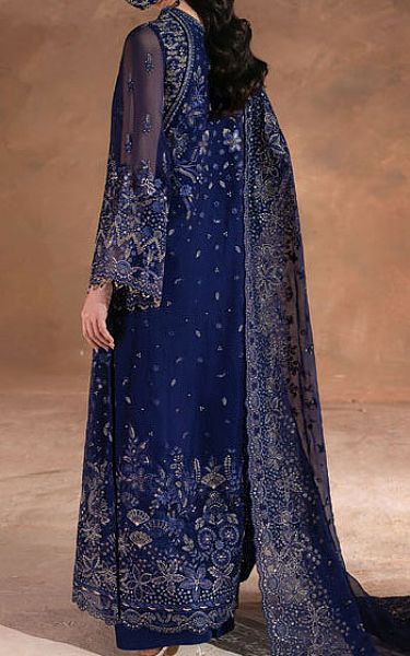Flossie Blue Chiffon Suit | Pakistani Embroidered Chiffon Dresses USA- Image 2