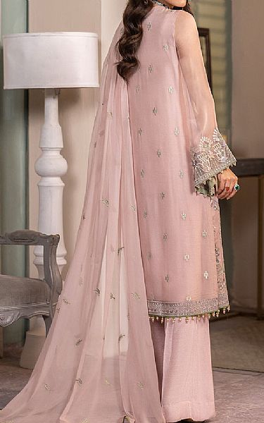 Flossie Oriental Pink Chiffon Suit | Pakistani Embroidered Chiffon Dresses- Image 2