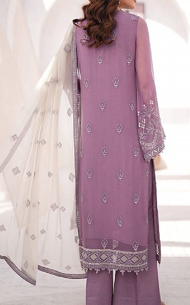 Flossie Mountbatten Pink Chiffon Suit | Pakistani Embroidered Chiffon Dresses USA- Image 2