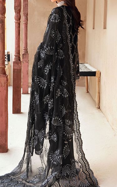 Black Chiffon Suit | Flossie Pakistani Chiffon Dresses