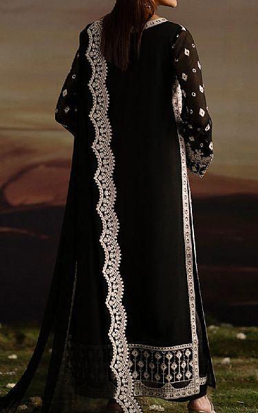 Freesia Black Chiffon Suit | Pakistani Embroidered Chiffon Dresses USA- Image 2