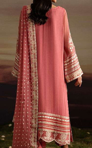 Freesia Pink Chiffon Suit | Pakistani Embroidered Chiffon Dresses USA- Image 2