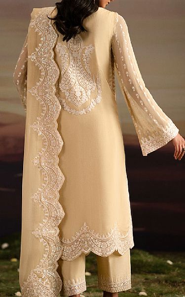 Freesia Ivory Chiffon Suit | Pakistani Embroidered Chiffon Dresses USA- Image 2