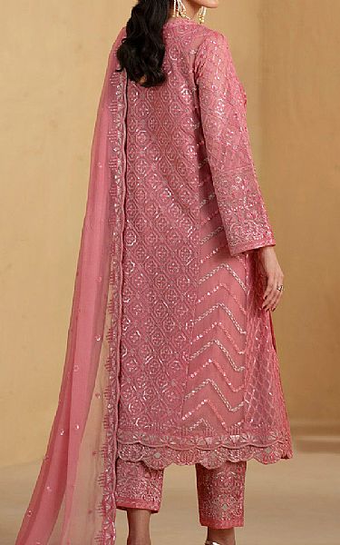 Freesia Dusty Pink Chiffon Suit | Pakistani Embroidered Chiffon Dresses USA- Image 2