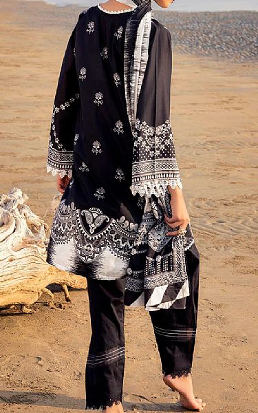 Gul Ahmed Black Lawn Suit | Pakistani Lawn Dress in USA- Image 2