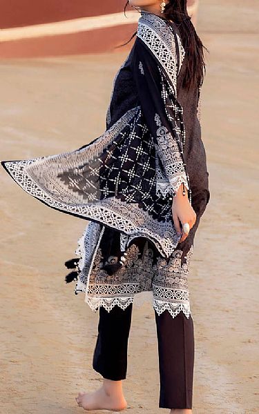 Gul Ahmed Black Lawn Suit | Pakistani Lawn Dress in USA- Image 2