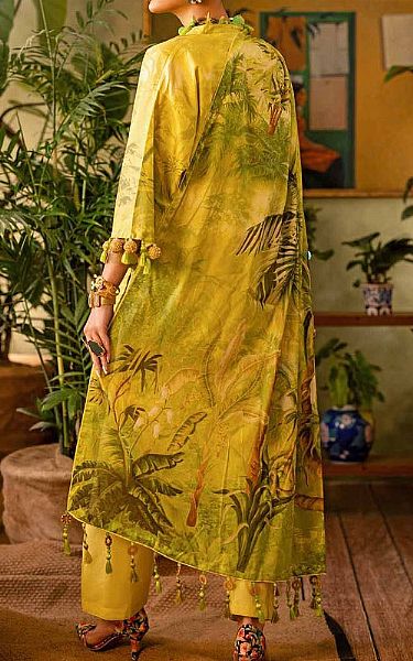 Gul Ahmed Lime Green Lawn Suit | Pakistani Lawn Suits- Image 2