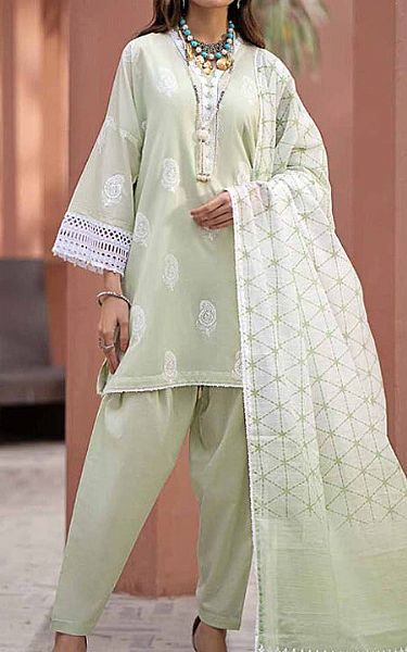 Gul Ahmed Pistachio Green Lawn Suit Pakistani Lawn Suits