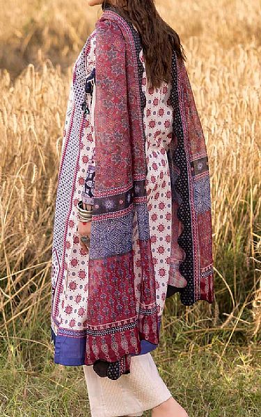 Gul Ahmed Multicolor Lawn Suit | Pakistani Lawn Dress in USA- Image 2