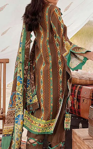 Gul Ahmed Dark Brown Corduroy Suit | Pakistani Dresses in USA- Image 2