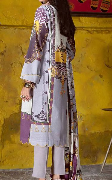 Gul Ahmed Lilac Khaddar Suit | Pakistani Dresses in USA- Image 2