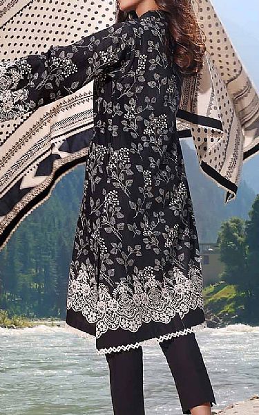 Gul Ahmed Black Khaddar Suit | Pakistani Winter Dresses- Image 2
