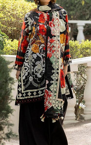navy blue dress for baby girl Gul Ahmed MJ-32063 Winter Collection Online Shopping main image 1