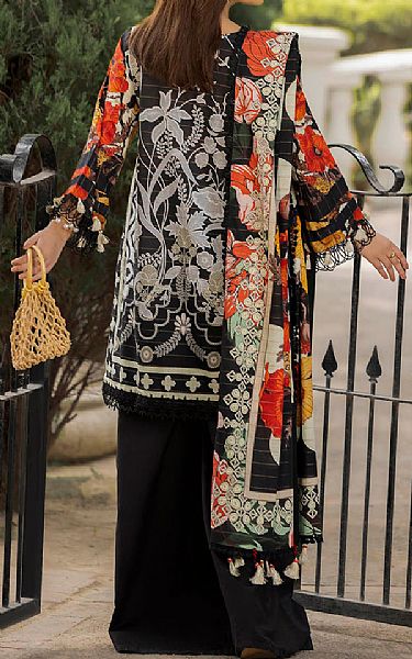 Gul Ahmed Black Khaddar Suit | Pakistani Winter Dresses in USA- Image 2