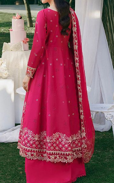 Garnet Hot Pink Lawn Suit | Pakistani Lawn Dress in USA- Image 2