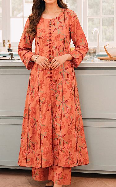 Garnet Peach Tree | Pakistani Pret Wear Clothing by Garnet- Image 1