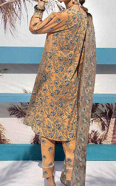 Gul Ahmed Fawn Lawn Suit | Pakistani Lawn Suits- Image 2