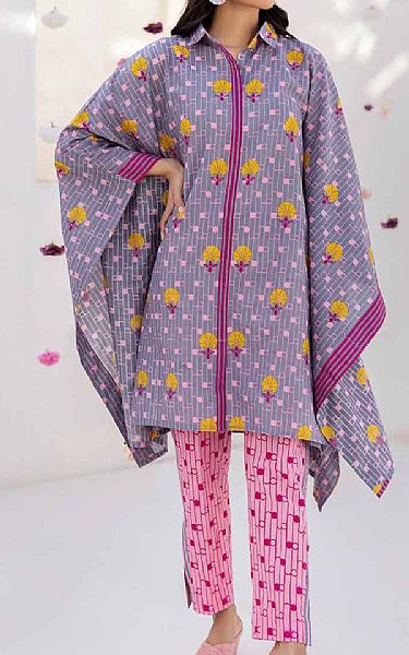 Gul Ahmed Lavender Cambric Suit | Pakistani Winter Dresses- Image 1