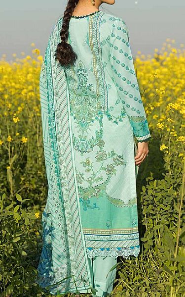 Gul Ahmed Sky Blue Lawn Suit | Pakistani Lawn Suits- Image 2