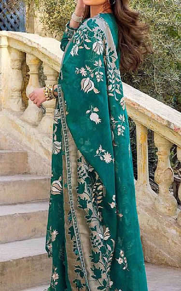 Gul Ahmed Emerald Green Lawn Suit | Pakistani Lawn Suits- Image 2