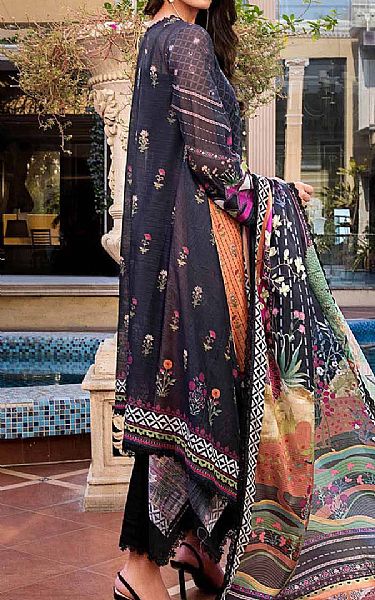 Gul Ahmed Black Cotton Suit | Pakistani Lawn Suits- Image 2