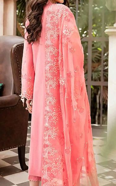 Gul Ahmed Mauvelous Pink Chiffon Suit | Pakistani Dresses in USA- Image 2